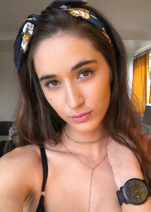 Natalie Roush in an Instagram selfie as seen in March 2019