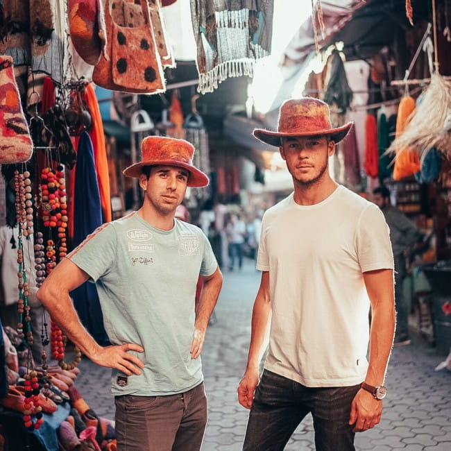 Neel Jani (Left) and Andre Lotterer as seen in February 2020