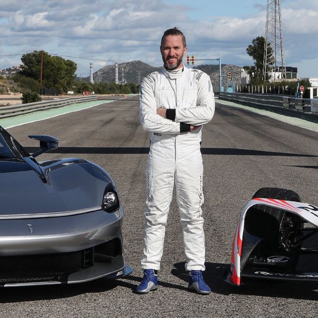 Nick Heidfeld in Spain in 2019