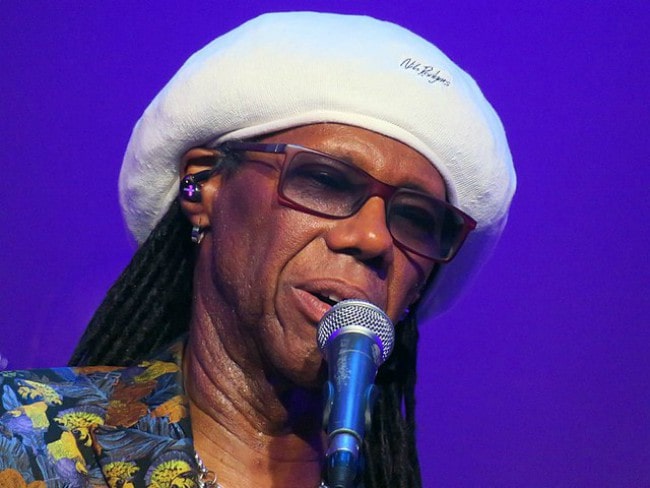 Nile Rodgers during a performance in August 2018
