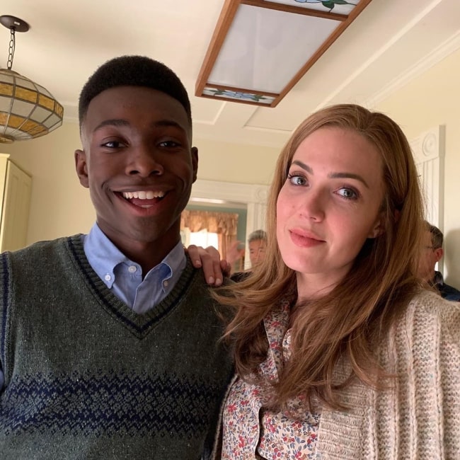 Niles Fitch as seen in a picture taken with actress Mandy Moore in November 2019