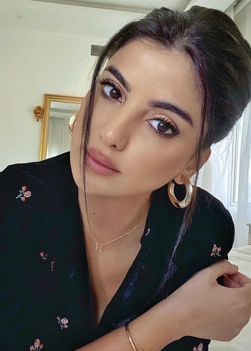 Ola Farahat in an Instagram selfie as seen in May 2020