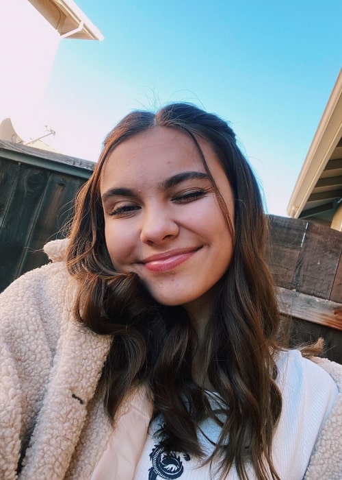 Olivia Somersille in an Instagram selfie from December 2019