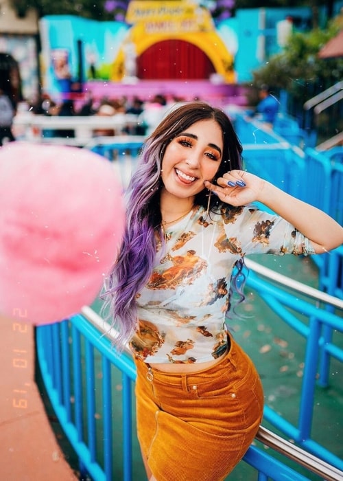 Queen Buenrostro as seen in a picture taken at Six Flags Mexico in November 2019