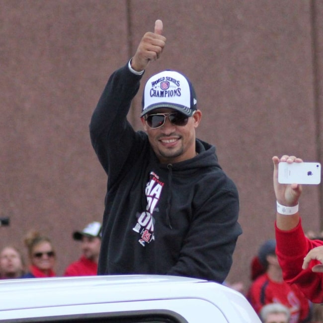 Rafael Furcal as seen in a picture taken during the 2011 World Series victory parade Saint Louis October 30