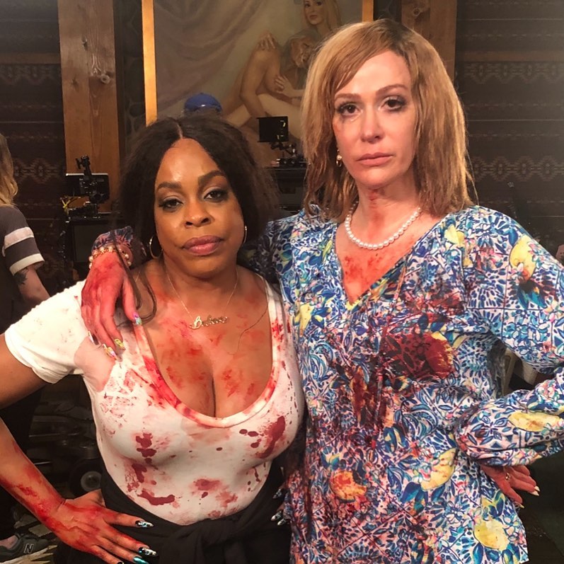 Rebecca Creskoff as seen in a picture taken with actress and comedian Niecy Nash in July 2019