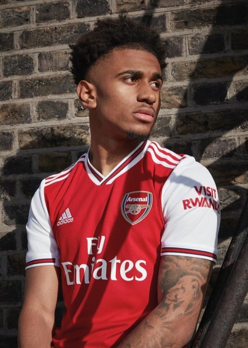 Reiss Nelson as seen in an Instagram Post in July 2019