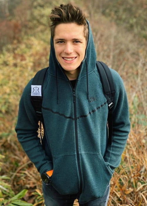 Sacha Fenestraz in an Instagram post as seen in December 2019