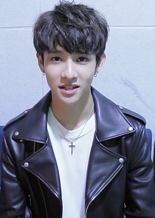 Samuel Kim smiling during an interview on his showcase 'Sixteen' on August 28, 2017