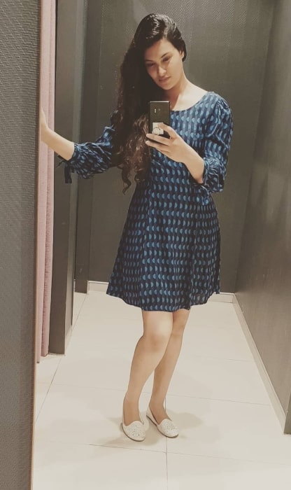 Sayali Bhagat sharing her selfie in July 2018
