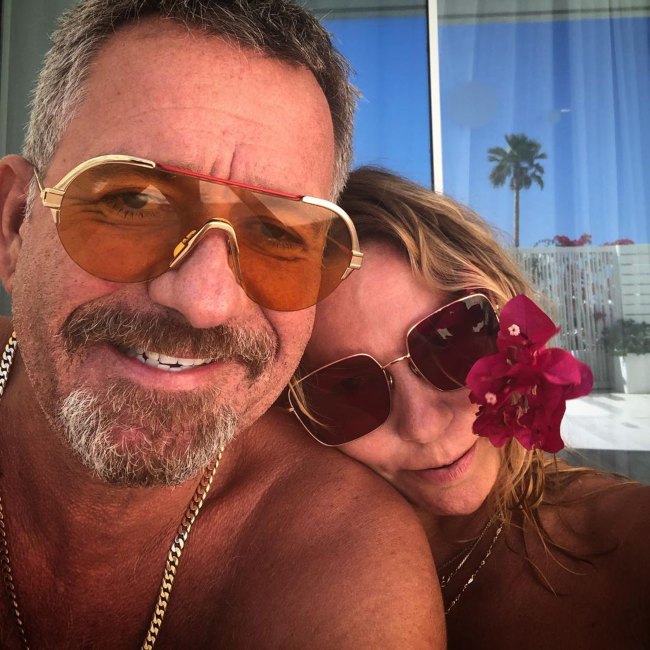 Sean Pertwee along with his wife in 2019