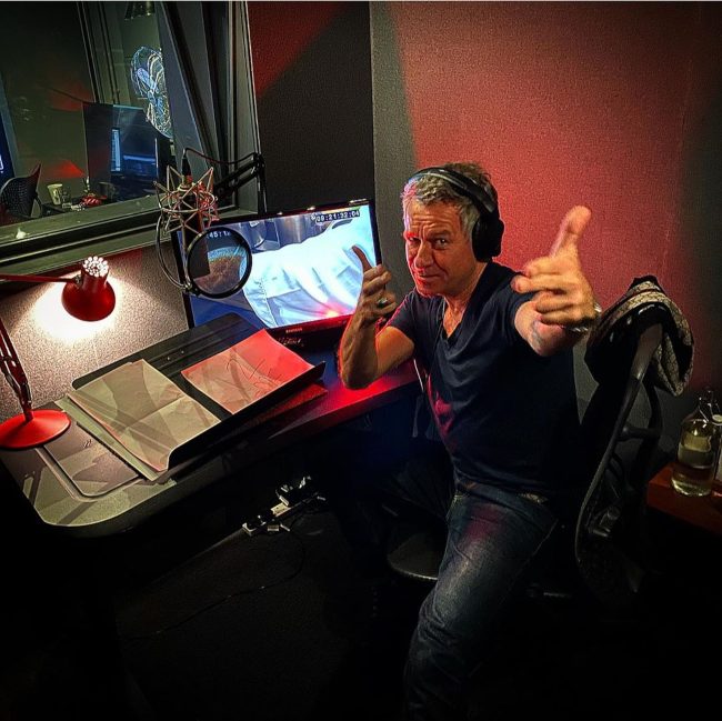 Sean Pertwee during the dubbing of Master Chef UK in 2019