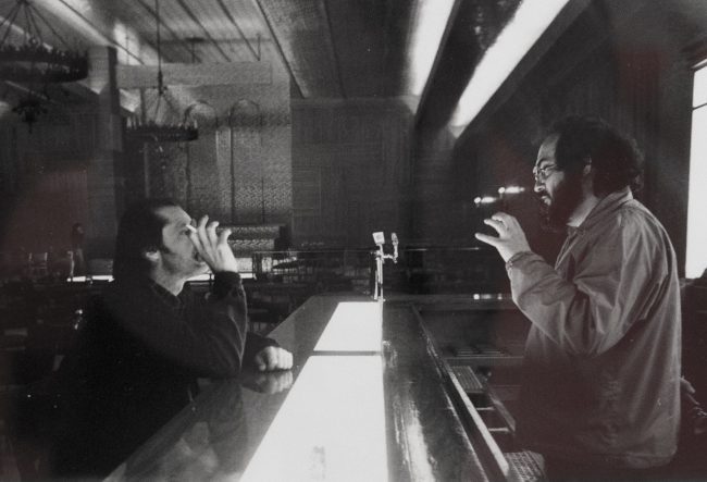 Stanley Kubrick during the shoot of The Shining in 1980