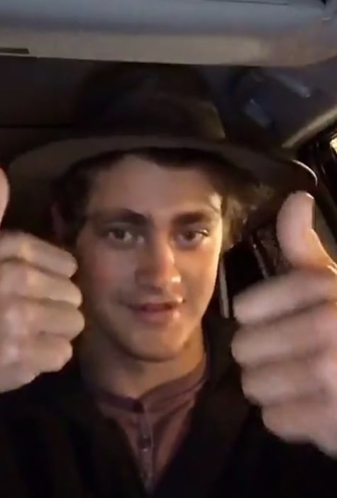 Steffan Argus looking dapper in a hat in April 2018