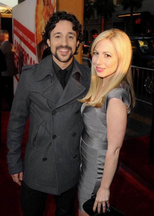 Thomas Ian Nicholas and Colette Marino, as seen in May 2020