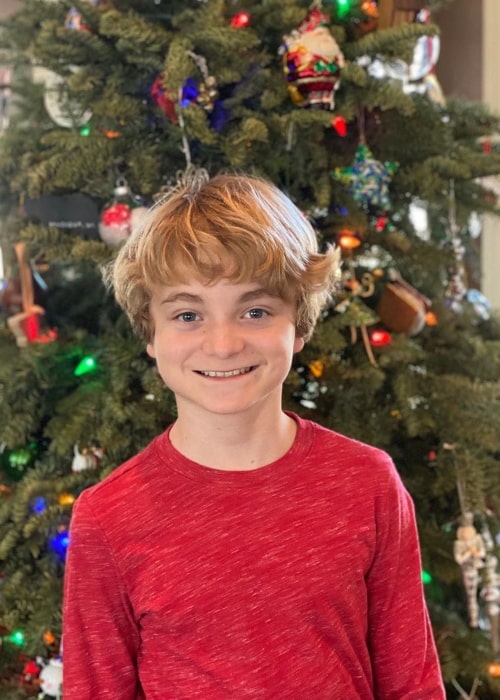 Will Buie Jr. as seen while posing for a Christmas picture in December 2019