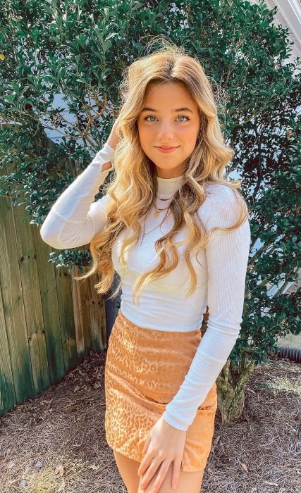 Adrienne Jane Davis as seen while posing for a picture in March 2020