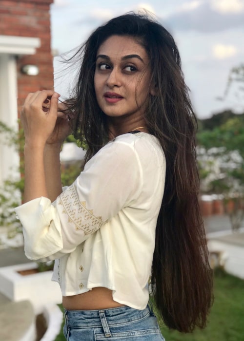 Aishwarya Arjun as seen in an Instagram Post in July 2018