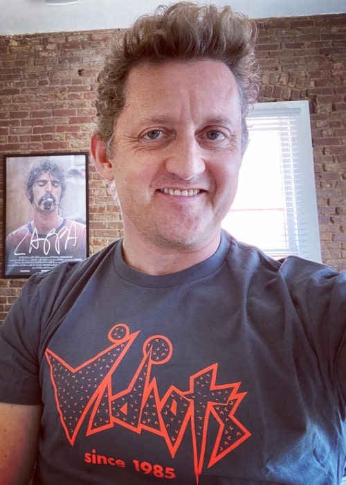 Alex Winter as seen in a selfie taken in April 2020