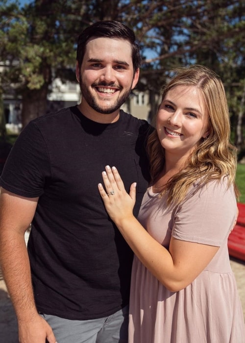 Andrew Flair as seen in a picture taken with girlfriend Macy Hollingsed in July 2019