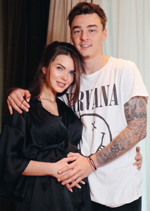 Artem Markelov and Katya Zhuzha, as seen in April 2020