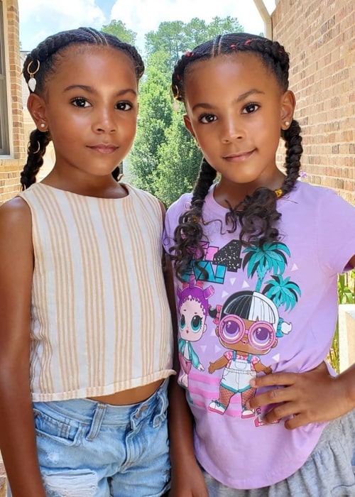 Ava McClure as seen in a picture with her sister Alexis McClure that was taken in July 2020