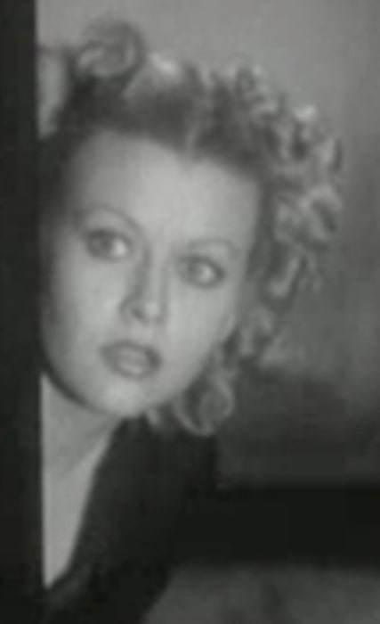 Barbara Pepper as seen in a still from the film 'The Rogue's Tavern' in 1936