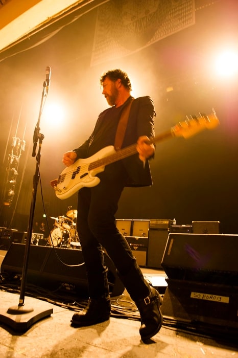 Ben Shepherd as seen while performing live with Soundgarden at Brixton Academy in September 2013