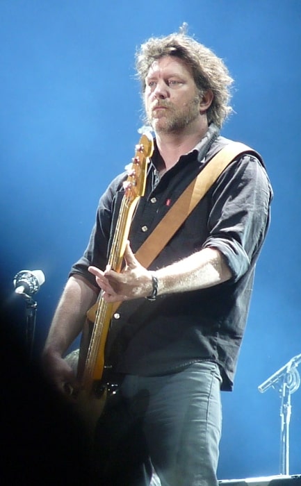 Ben Shepherd pictured while performing live in May 2012