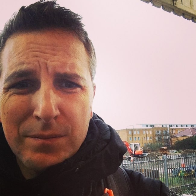 Ben Willbond as seen in a selfie taken in January 2015