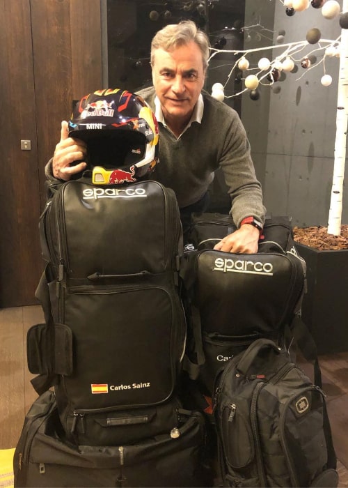 Carlos Sainz as seen in an Instagram Post in January 2019