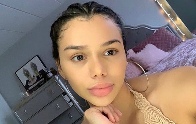 Cristina Villegas in an Instagram selfie as seen in April 2020