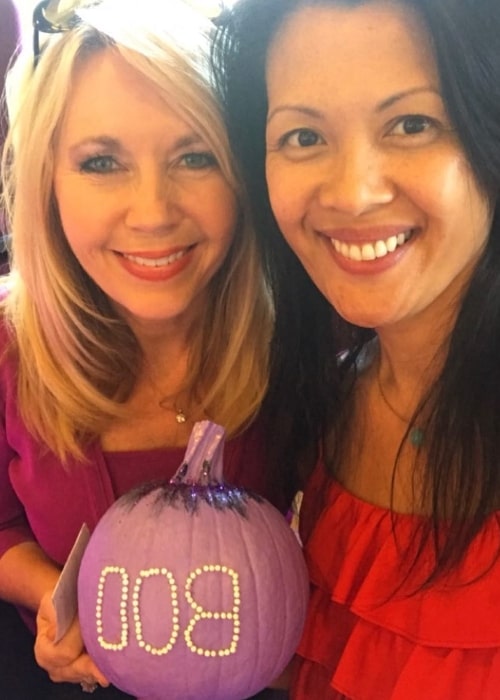 Deb Carson (Left) as seen while smiling in a selfie along with Bernadette Balagtas Batts in October 2017