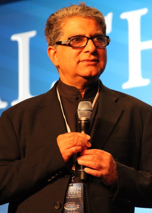 Deepak Chopra as seen in a picture that was taken at the Clinton Health Matters Conference in La Quinta, California on January 14, 2013