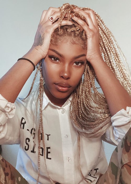 Diamond White as seen in an Instagram Post in April 2020