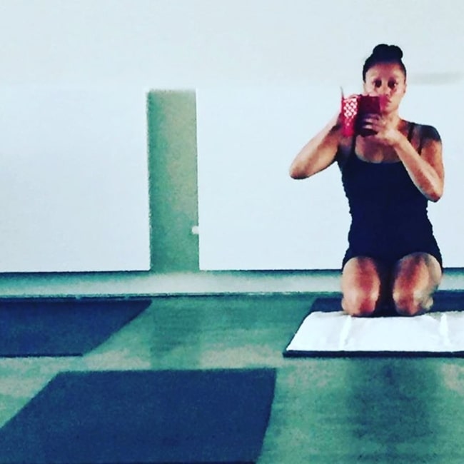 Emily Williams in February 2016 finding peace and serenity in Yoga and fitness