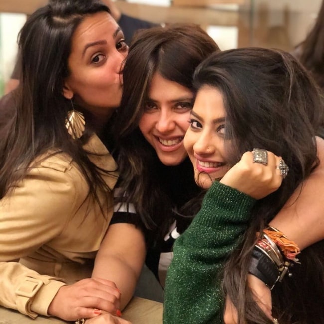 From Left to Right - Anita Hassanandani, Ekta Kapoor, and Krishna Mukherjee