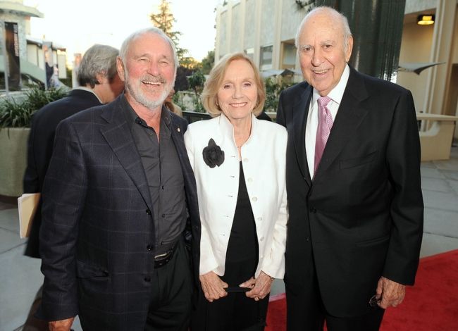 (From left to right) Norman Jewison, Eve Marie Saint, and Carl Reiner as seen together in 2009