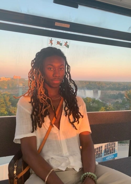 Isaiah Peck as seen in a picture taken at Niagara Falls, Ontario in June 2020