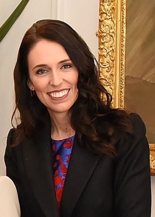 Jacinda Ardern seen at her swearing-in ceremony in October 2017