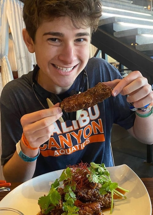 Jax Malcolm as seen while enjoying his meal at Morimoto Asia in Orlando in March 2020