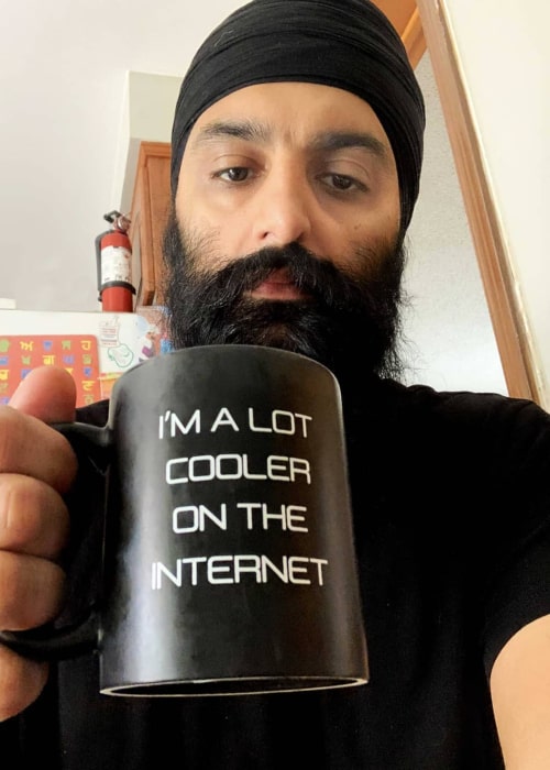 Kanwer Singh in an Instagram selfie from February 2020