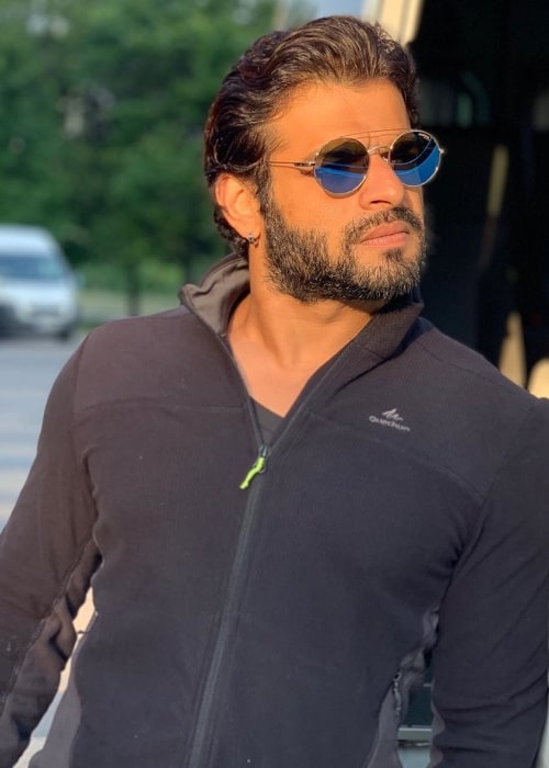 Karan Patel as seen while posing for the camera in August 2019