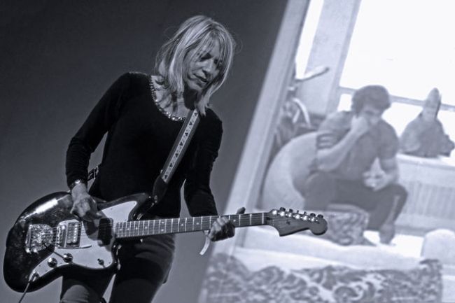 Kim Gordon performing at the Supersonic festival in 2012