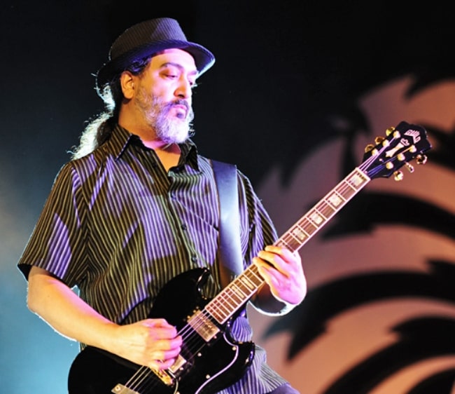 Kim Thayil of Soundgarden performing live at Big Day Out Festival 2012