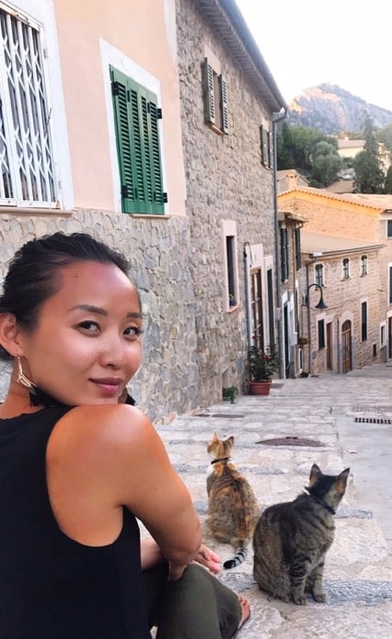 Li Jun Li as seen in Port de Sóller in Majorca, Spain in May 2019