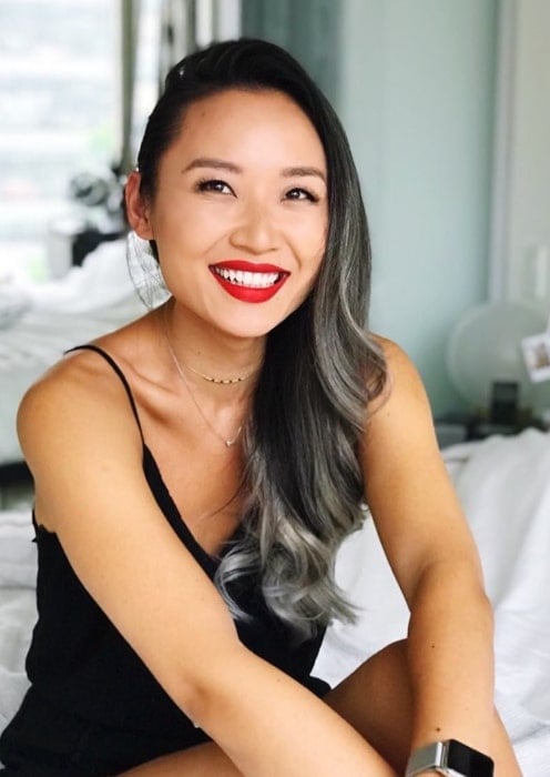 Li Jun Li as seen while smiling for a picture in New York City, New York in May 2018