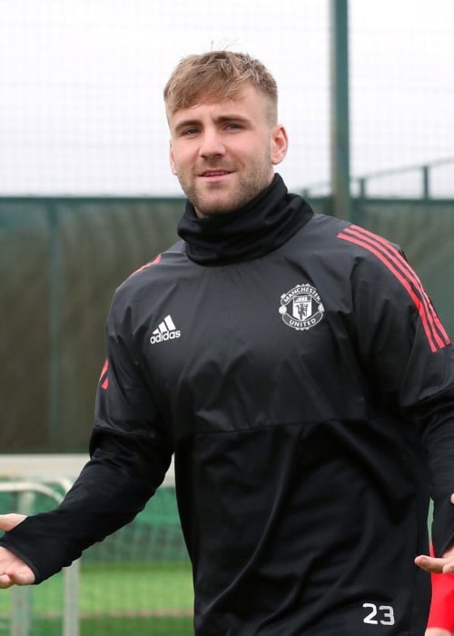 Luke Shaw as seen in an Instagram Post in November 2017