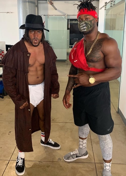 Marlon Webb (Left) and Neechi Sosa as seen in April 2019