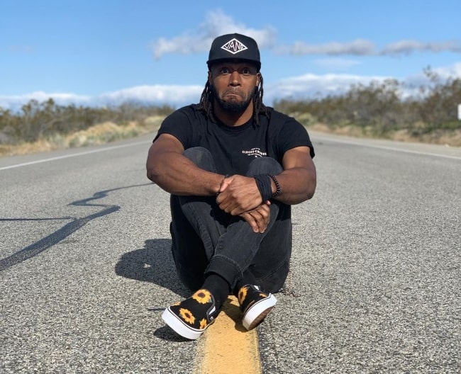 Marlon Webb as seen while posing for the camera in April 2020